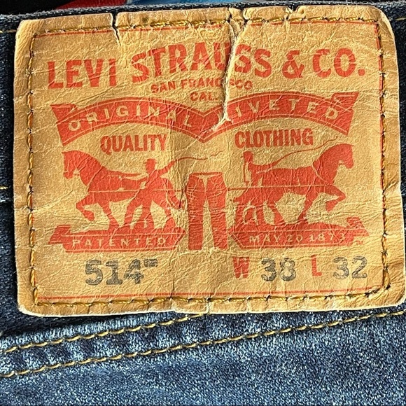 Levi’s Blue Loose Fit 514 Jeans Denim W 38 L 32 - Picture 4 of 9
